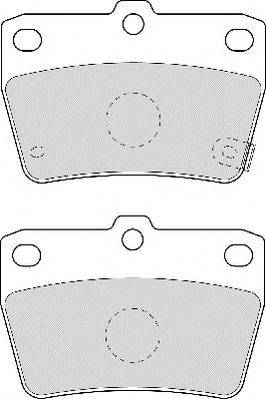 Necto FD7001N - Тормозные колодки, дисковые, комплект autospares.lv