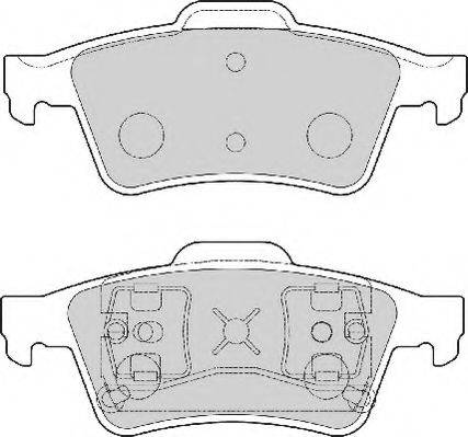 Necto FD7026N - Тормозные колодки, дисковые, комплект autospares.lv