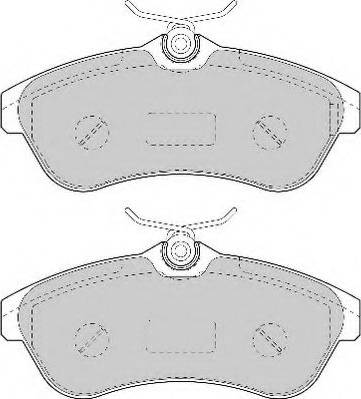 Necto FD7028N - Тормозные колодки, дисковые, комплект autospares.lv