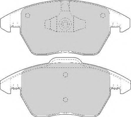 Necto FD7146N - Тормозные колодки, дисковые, комплект autospares.lv