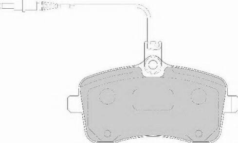 Necto FD7104N - Тормозные колодки, дисковые, комплект autospares.lv