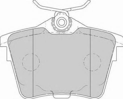 Necto FD7106N - Тормозные колодки, дисковые, комплект autospares.lv