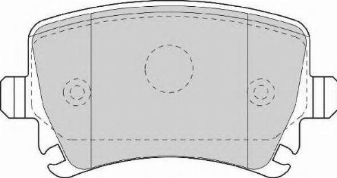 Necto FD7115N - Тормозные колодки, дисковые, комплект autospares.lv