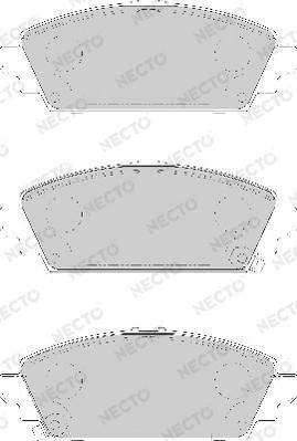 Necto FD7118A - Тормозные колодки, дисковые, комплект autospares.lv