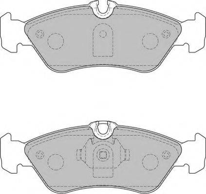 Necto FD7233N - Тормозные колодки, дисковые, комплект autospares.lv