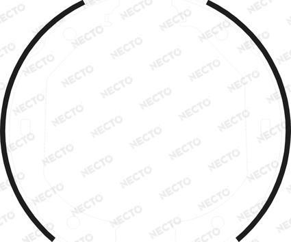 Necto N1653 - Комплект тормозов, ручник, парковка autospares.lv