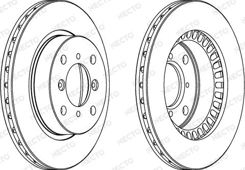 Necto WN967 - Тормозной диск autospares.lv
