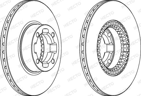 FTE BS3454 - Тормозной диск autospares.lv