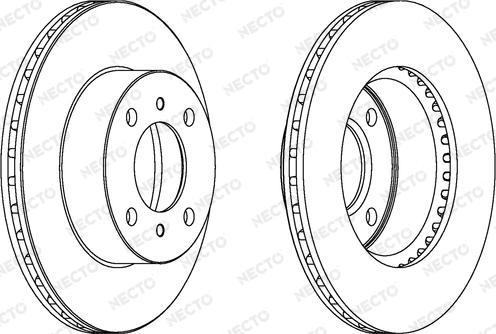 Necto WN925 - Тормозной диск autospares.lv
