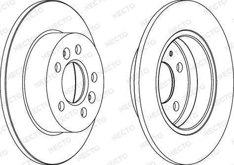 Necto WN971 - Тормозной диск autospares.lv