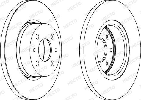 MOPROD MBD 478 - Тормозной диск autospares.lv