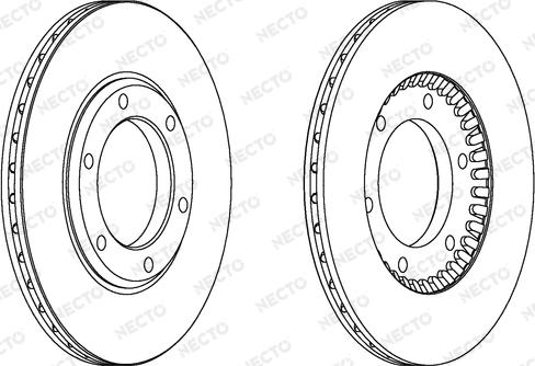 Necto WN488 - Тормозной диск autospares.lv