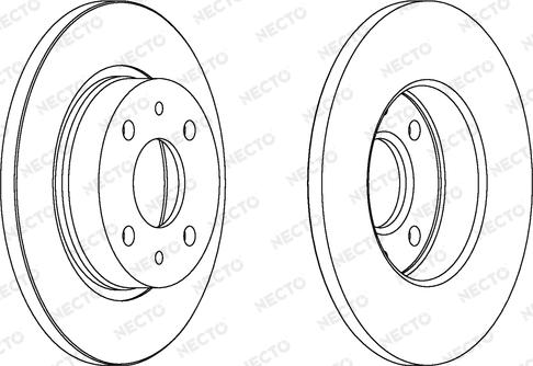 Necto WN475 - Тормозной диск autospares.lv