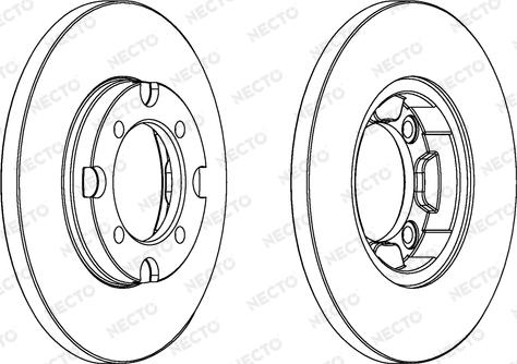 Necto WN591 - Тормозной диск autospares.lv