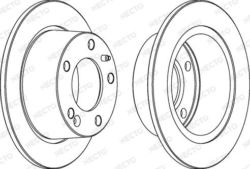 Necto WN503 - Тормозной диск autospares.lv