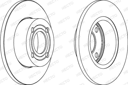 Necto WN532 - Тормозной диск autospares.lv
