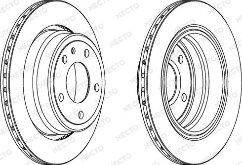 Necto WN694 - Тормозной диск autospares.lv