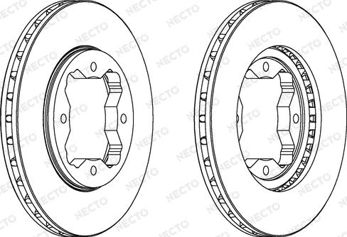 Necto WN692 - Тормозной диск autospares.lv