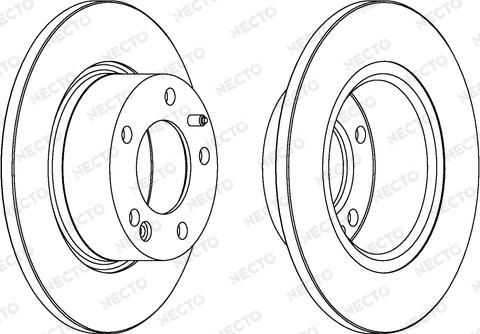 Bradi 1.0926.5.4 - Тормозной диск autospares.lv