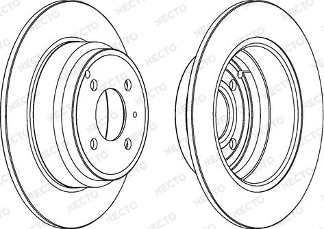 Necto WN600 - Тормозной диск autospares.lv