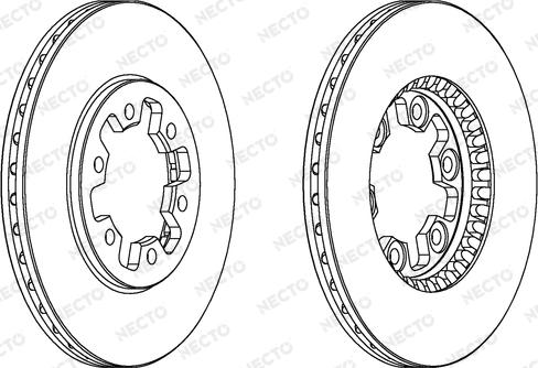 Necto WN685 - Тормозной диск autospares.lv