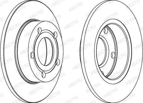 Necto WN626 - Тормозной диск autospares.lv