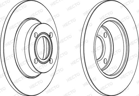 Necto WN620 - Тормозной диск autospares.lv