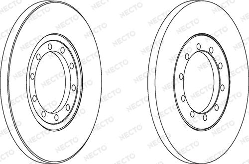 Necto WN1463 - Тормозной диск autospares.lv