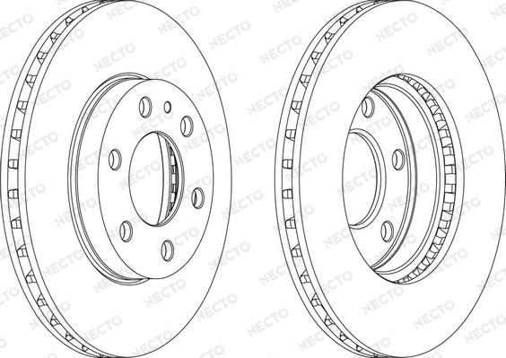 Necto WN1541 - Тормозной диск autospares.lv