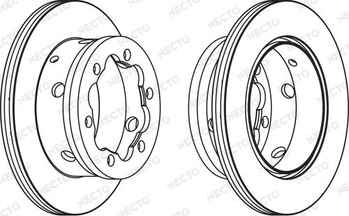 Necto WN1550 - Тормозной диск autospares.lv