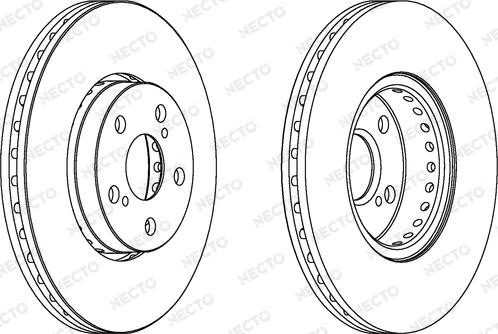 Necto WN1503 - Тормозной диск autospares.lv