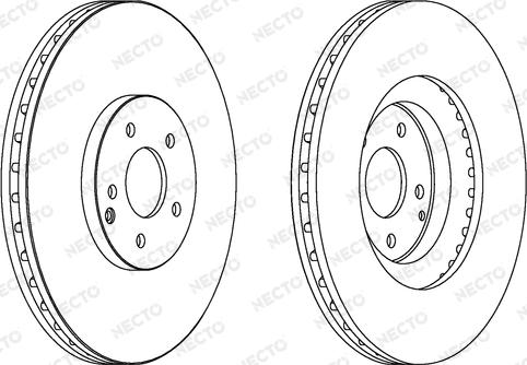 Necto WN1513 - Тормозной диск autospares.lv