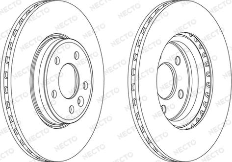 Necto WN1528 - Тормозной диск autospares.lv