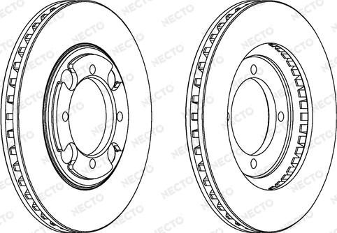 Necto WN1040 - Тормозной диск autospares.lv