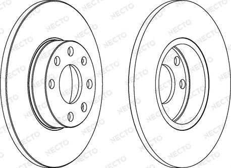 Necto WN1062 - Тормозной диск autospares.lv