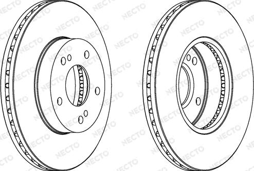 Necto WN1002 - Тормозной диск autospares.lv