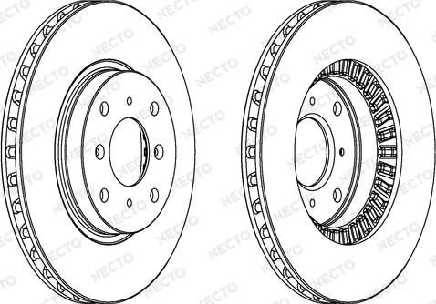 Necto WN1020 - Тормозной диск autospares.lv