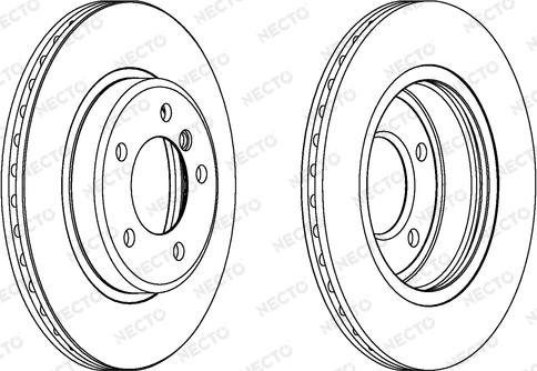 Necto WN1070 - Тормозной диск autospares.lv