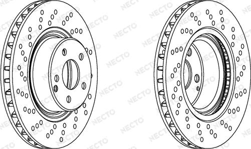 Necto WN1142 - Тормозной диск autospares.lv