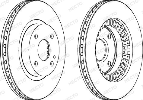 Necto WN1111 - Тормозной диск autospares.lv