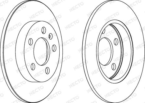 SEBRO 2303 - Тормозной диск autospares.lv