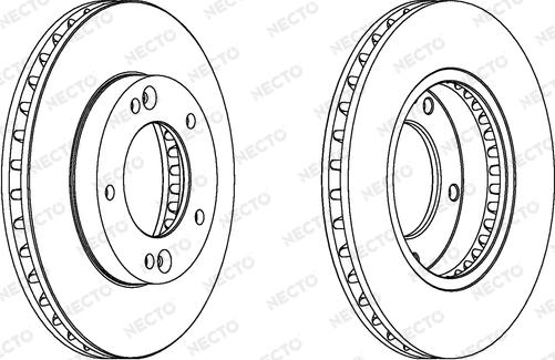 Necto WN1301 - Тормозной диск autospares.lv