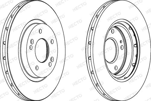 Necto WN1303 - Тормозной диск autospares.lv