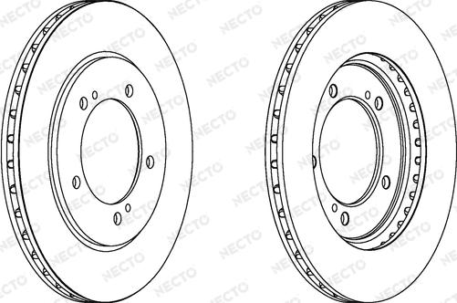 Necto WN1293 - Тормозной диск autospares.lv