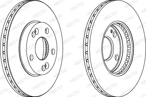Necto WN1248 - Тормозной диск autospares.lv