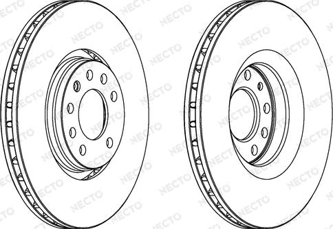 KRAFT AUTOMOTIVE 6041733 - Тормозной диск autospares.lv