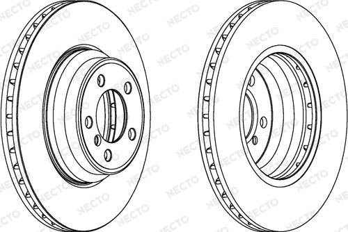 Necto WN1262 - Тормозной диск autospares.lv