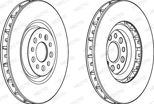 Necto WN1202 - Тормозной диск autospares.lv