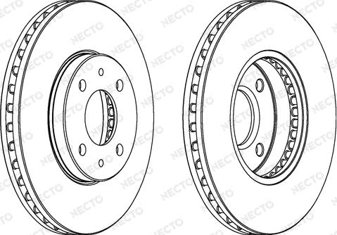 Necto WN896 - Тормозной диск autospares.lv