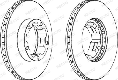 Necto WN891 - Тормозной диск autospares.lv